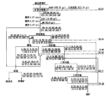 磁選-陰離子反浮選工藝