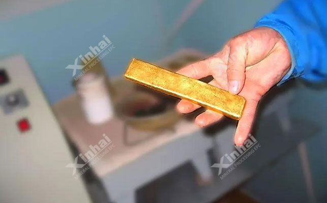 炭浸法得到的金錠